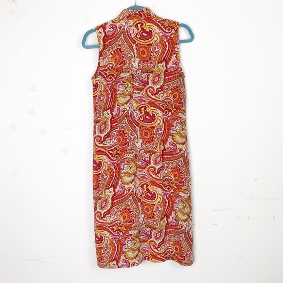 Moda Seta silk Paisley print shirt dress - Picture 10 of 16